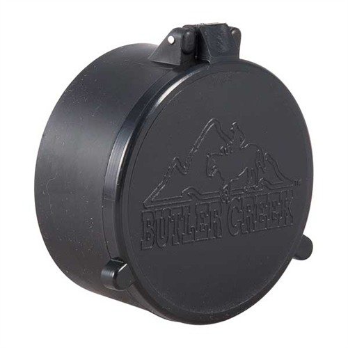 FLIP-OPEN OBJECTIVE LENS COVERS skyddar dina kikarsikte-linser från skräp och väder, med enkelt öppningssystem för snabb åtkomst.