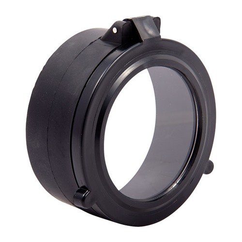 BLIZZARD SCOPE LENS COVERS är fjäderbelastade och öppnas enkelt med ett tryck, vilket ger snabb sikt genom kikarsiktet och skyddar mot väder.