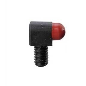 Bradley SIGHT BEADS erbjuder en robust front sight bead på en stålblock för bättre indexering och hållbarhet, tillgänglig i röd eller vit plast.