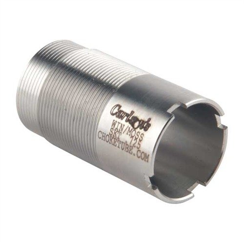 Carlsons 12GAUGE WIN-CHOKE choke tubes i rostfritt stål passar många hagelgevär och är kompatibla med magnum och stålskott för överlägsen prestanda.