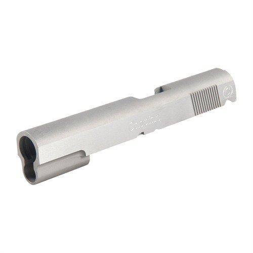 Caspian 1911 slides erbjuder överlägsen styrka och precisa toleranser, perfekta för en ultimata stridspistolen med djupa cocking serrations för bättre grepp.