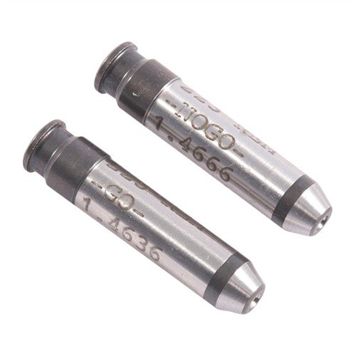 CLYMER Go & No-Go Headspace Gauge Set ger exakt mätning av huvudutrymme, inkluderar både 