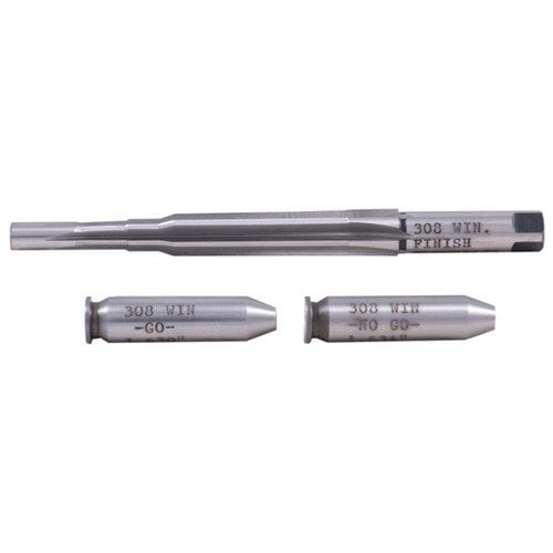 .308 Chamber Reaming Kit från CLYMER erbjuder högkvalitativa reamers och precisionstillverkade headspace gauges för säker och exakt chambering av nya pipor.