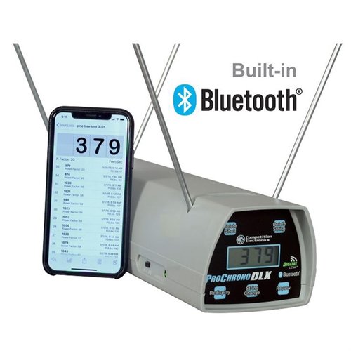 ProChrono DLX Chronograph med inbyggd Bluetooth erbjuder hög precision, lång batteritid och kompatibilitet med olika skjutsporter och appar.