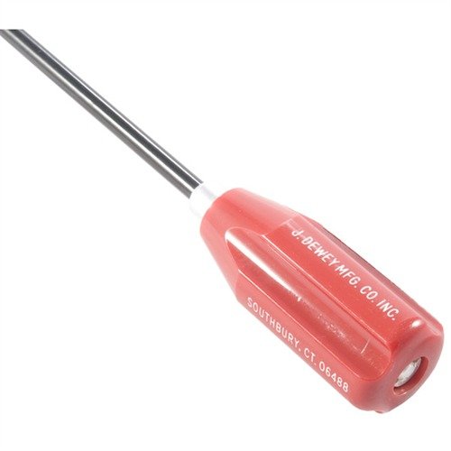 Dewey Coated Rods skyddar din bössas rifling med en slitstark nylonbeläggning, har en smidig kullagerhandtag och levereras med adapter för standardborstar.