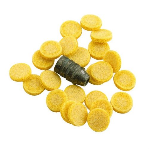 Traditions Wonder Wads 44-45 Cal är perfekta för att förbättra tätheten och minska rök i din revolver, med 50 stycken wads per förpackning.