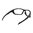 PYRAMEX SAFETY PRODUCTS HOWITZER CLEAR ANTI-FOG LENS W/BLACK FRAME