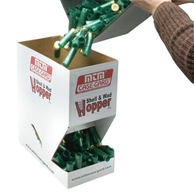 MTM Shell & Wad Hopper Set rymmer 500 hylsor eller 500 wads, perfekt för effektiv lagring och transport av dina skyttekomponenter.