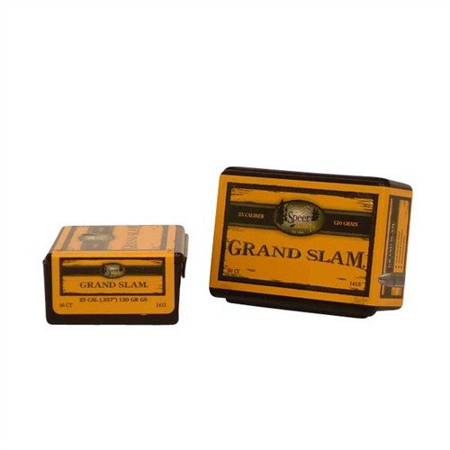 Speer Bullet .25 .257 120gr SP GrandSlam erbjuder överlägsen precision och pålitlighet för jägare, med en design som säkerställer effektiv energitransfer vid träff.