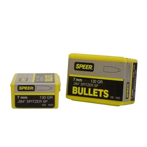 Speer Bullet 7MM .284 130gr Sptz erbjuder hög precision och pålitlighet, perfekt för jägare och sportskyttar som söker överlägsen prestanda.