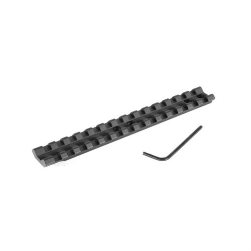 EGW Mossberg 500, 590, 835 scopebaser ger en enstyckes Picatinny-skena utan borrning, med precisionstillverkad 6061 T6 aluminium och enkel montering.