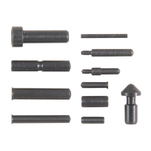 Komplett 11-delars set med hållbara och precisa pinnar för din 1911-pistol, perfekt för renovering eller byggande av en anpassad pistol.