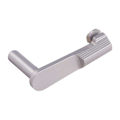 Den tunga slide stop är maskinbearbetad från härdat stål för maximal styrka och hållbarhet, med exakt passform och val av standard- eller oversized pin.