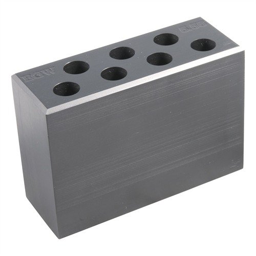 7-HOLE Chamber Checkers i 6061 T6 aluminium säkerställer att din ammunition är inom SPEC, vilket förhindrar problem med matning och missfire.
