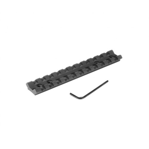 EGW Ruger 10/22 Takedown Scope Bases erbjuder en lätt och hållbar Picatinny-scope rail utan borrning, med enkel justering av ögonavstånd och kompatibilitet med Picatinny eller Weaver ringar.