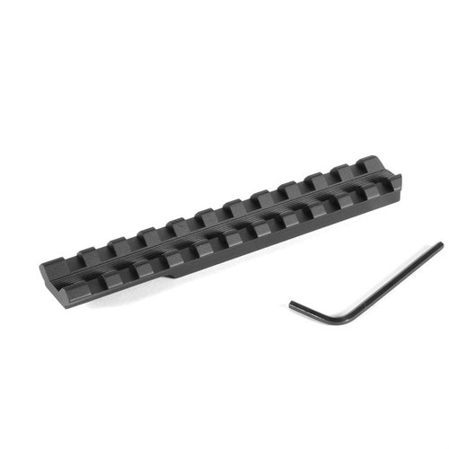 EGW Marlin 1894 Scope Bases erbjuder en lättvikts Picatinny-scope rail utan borrning, perfekt för justering av ögonavstånd och val av sikt.