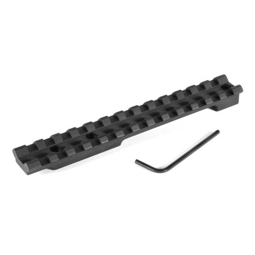 EGW Remington XP/XR 100 4-håls kort åtgärdsscope baser ger en lättviktig, precisionsmaskinerad Picatinny-skena utan borrning, perfekt för snabb ögonavståndsjustering.
