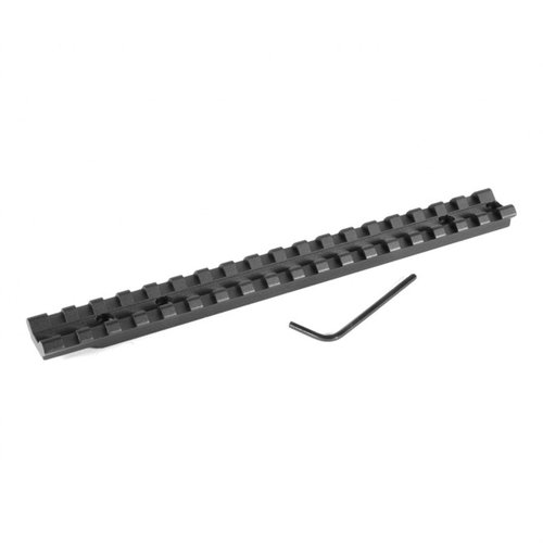 EGW Savage 212 Scope Bases erbjuder en en-delad Picatinny rail utan borrning, lätt aluminiumkonstruktion och flexibilitet för snabb ögonavståndsjustering.