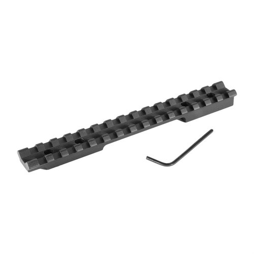 Den ambidextrösa EGW Picatinny scope mount är hållbar, lätt och perfekt för jägare och taktiska skjutare, med hela längden av Picatinny-korsspår.