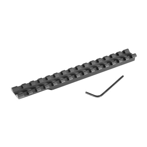 EGW Ruger 10/22 Scope Bases ger en mångsidig 1-delad Picatinny skena utan borrning, lättviktig design, och passar både Picatinny och Weaver ringar.