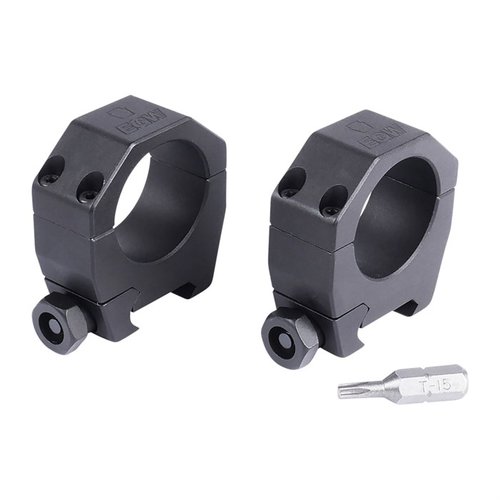 EGW Keystone Series ringar är tillverkade i USA av 6061 flygplansaluminium, erbjuder pålitlig montering och passar både picatinny och weaver räls.