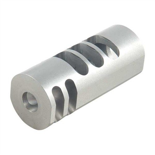 Denna 1911 FIVE CHAMBER COMPENSATOR minskar rekyl och rödpunktssvängning, med framåtlutande portar som minskar pulverbeläggning på siktet.