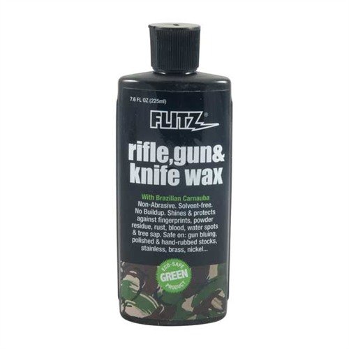 FLITZ Rifle, Gun & Knife Wax skyddar dina vapen mot rost och korrosion med en hållbar finish som varar upp till 6 månader. Säker för alla metaller och material.