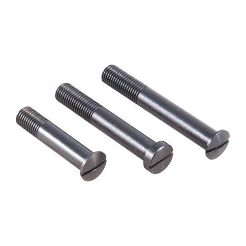 SLOTTED HEAD TRIGGERGUARD SCREWS passar perfekt för Winchester 70. Tillverkade av maskinbearbetad verktygsstål för maximal styrka och hållbarhet. Set om 3.