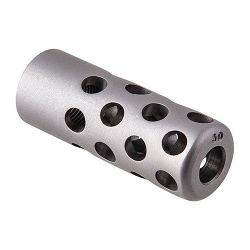 QUIET MUZZLE BRAKE 30 CALIBER kontrollerar effektivt ljudet och rekyl, vilket ger komfort och snabbare följdskott utan att påverka noggrannhet eller hastighet.
