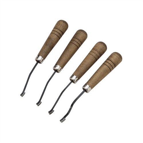 LEADER CHECKERING SET från GUNLINE erbjuder hållbara, lättanvända verktyg med positiva, fjädrade huvuden för smidig skärning, perfekt för både nybörjare och proffs.