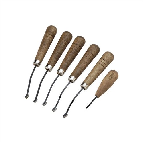 CAMP PERRY CHECKERING SET från GUNLINE erbjuder allt du behöver för att utföra checkering av hög kvalitet, med hållbara verktyg och tydliga instruktioner.