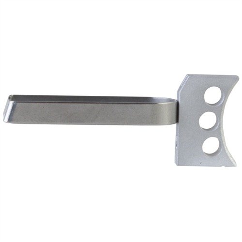 Greider Precisions lätta 1911 V-SERIES MATCH TRIGGER minimerar drag, ger smidigare avtryck och snabbare återgång med anpassningsbar längd och 3-håls design.