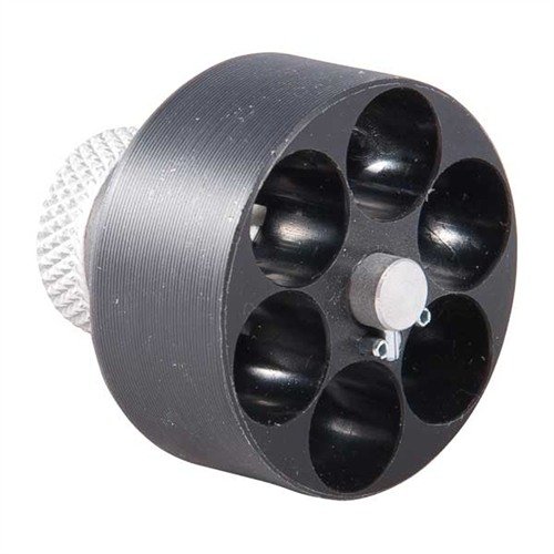 HKS SPEED LOADER för .38/.357 Colt Det. Spec., Cobra, Agent och Diamondback ger snabb och effektiv omladdning, vilket förbättrar din skjutprestanda.