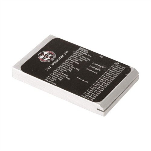 Konvertera enkelt H-S Precision magasin för att pålitligt mata 43 populära kalibrar. Aluminiumkonstruktion skyddar finishen och möjliggör justeringar.