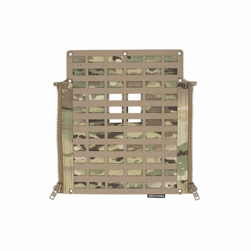 MOLLE Back Panel Lite erbjuder snabb byte av lastkonfigurationer, robust design med 6x12 MOLLE-fästen och enkel installation utan verktyg.