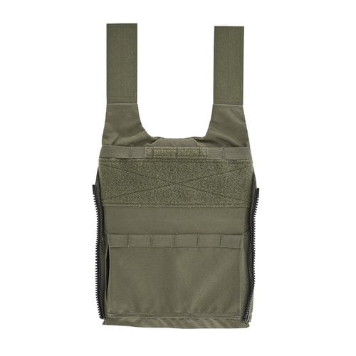 LV-119 OVERT Rear Plate Bag erbjuder skalbarhet, minimal MOLLE, integrerad Recovery Handle och smidig kabeldragning för kommunikation, perfekt för olika miljöer.