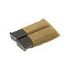 BLUE FORCE GEAR DOUBLE PISTOL MAG POUCH MOLLE MOUNT COYOTE BROWN