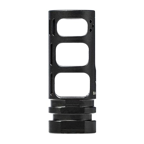 VG6 GAMMA 762 är en högpresterande muzzle brake som eliminerar rekyl och ger snabbare följdskott, perfekt för AR308 och andra gevär.