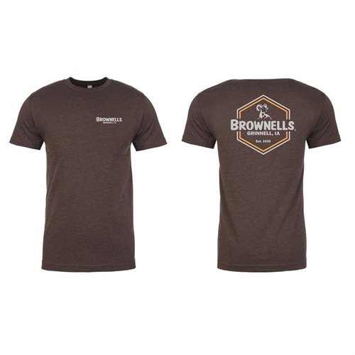 Håll dig sval och bekväm med Brownells T-shirts! Finns i storlekar XS till 3XL och flera färger. Brownells stolthet går aldrig ur modet!
