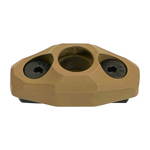 RISE M-LOK Quick Detach Sling Mount erbjuder en lågprofildesign, är tillverkad av lätt 6061 aluminium och passar alla M-LOK handguard för enkel anpassning.