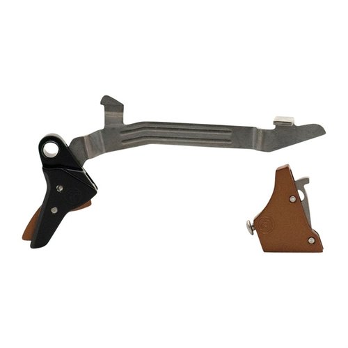 Timney Alpha Trigger för Glock Gen 3/4 ger en förbättrad avtryckarfunktion med 3 lbs dragvikt, utan att kompromissa med säkerhet och pålitlighet.