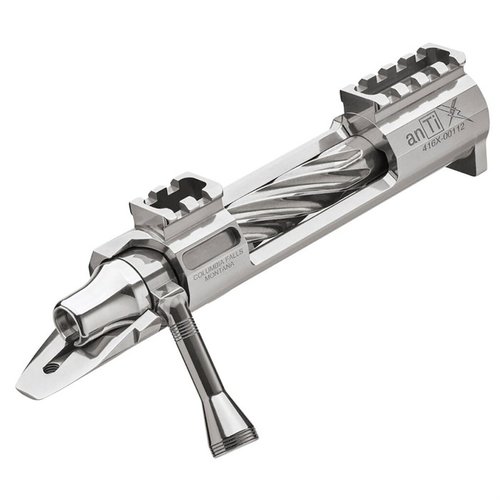 anTi X är en ultralätt action med integrerade kikarsiktefästen och rekylklack, tillverkad av premiummaterial för överlägsen smidighet och hållbarhet.