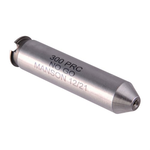 Manson Precision Rimless Cartridge Headspace Gauge säkerställer korrekt headspace med hög precision, hållbar konstruktion och ett brett utbud av kalibrar för säker och pålitlig användning.