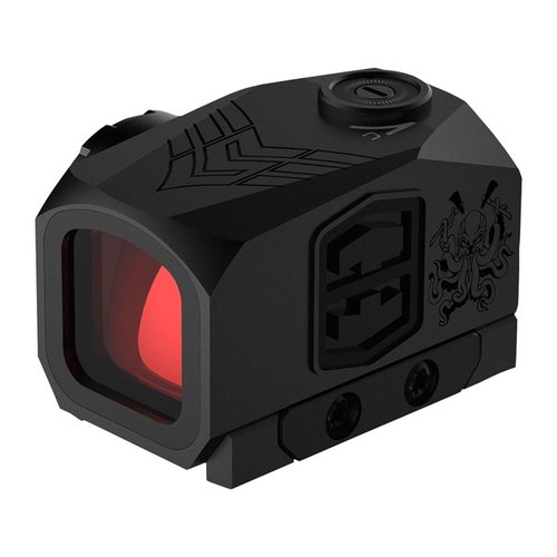 KRAKEN Red Dot Sight erbjuder en robust 7075 aluminiumkonstruktion, vattentåliga linser och Shake 'N Wake-teknik för pålitlig prestanda i alla situationer.
