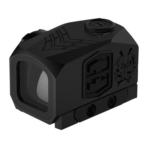 KRAKEN Red Dot Sight är en robust 1x16 sikt med 7075 aluminiumkropp, vattentäta linser och Shake 'N Wake-teknik för pålitlig prestanda.
