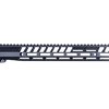 FULL TOP RAIL MLOK handguard för AR-15 i anodiserad svart 6061-T6 aluminium, med full top rail, MLOK-spår och anti-rotationsflikar för ökad stabilitet.