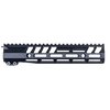 FULL TOP RAIL MLOK HANDGUARD för AR-15 är tillverkad av 6061-T6 aluminium, anodiserad svart, med full topprail och MLOK-spår på 7 sidor för maximal mångsidighet.