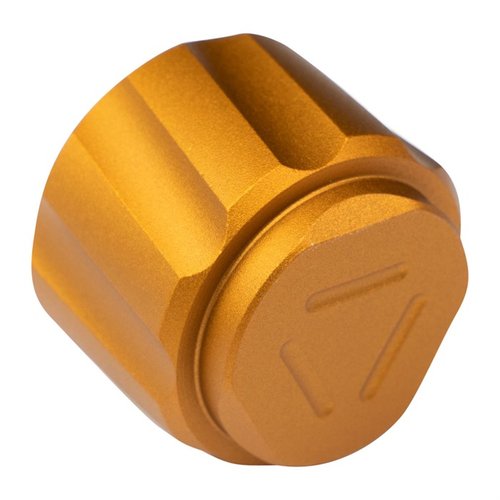 Strike Magazine Follower för 12-Gauge erbjuder spiralflödesdesign för självrengöring, hög synlighet, anodiserad aluminium och enkel installation.