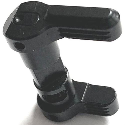 ASF-50Q är en ambidextrous safety selector med kort kast, offset Q-lever som möjliggör snabbare och smidigare växling mellan SAFE och SEMI/FIRE.