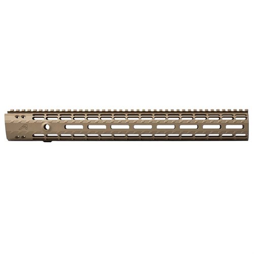 Aeros GEN-2 Enhanced M-LOK handguard för AR-15 erbjuder en lättviktsdesign med 1pc free float, anti-rotation tabs och snabbkoppling för selen.